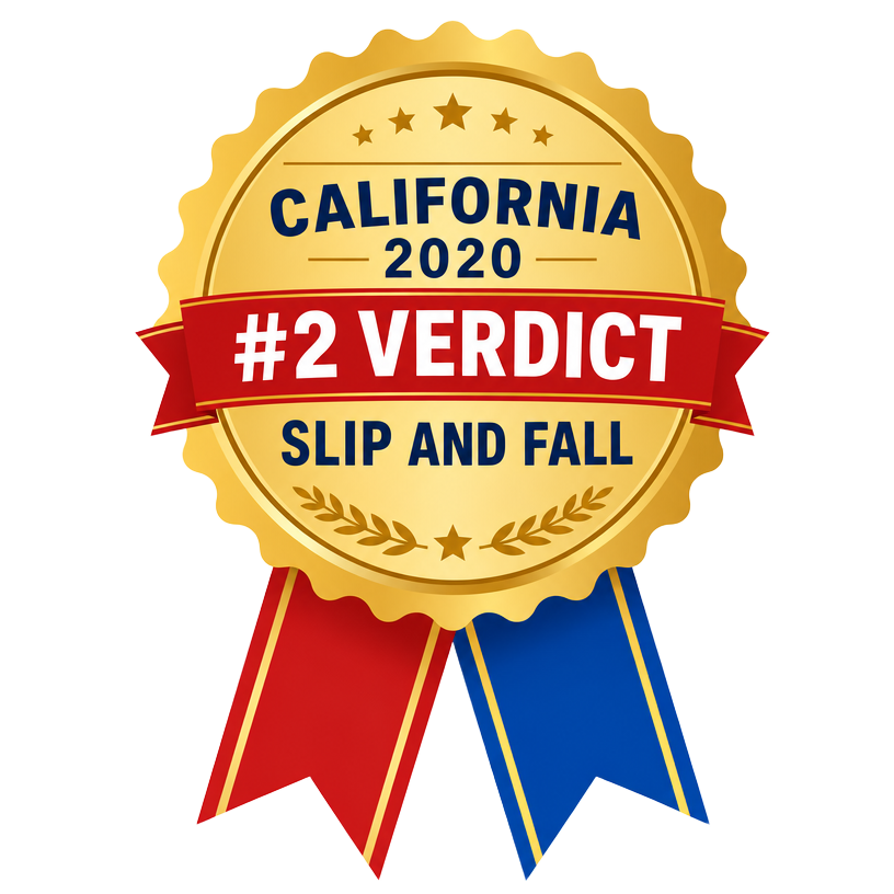 #2 Verdict in California — Slip and Fall — 2020